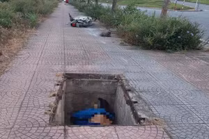 Hiện trường vụ việc.