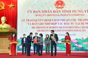 Tỉnh Hưng Yên trao quyết định đầu tư cho dự án “siêu nhà máy sữa” 4.600 tỷ của Vinamilk và Vilico 