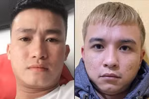 Trần Tuấn Anh và Trần Thông Mừng tại cơ quan điều tra. Ảnh: Công an Hà Nội