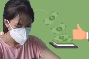 Dương Thị Mỹ Linh làm việc với cơ quan điều tra. Ảnh: Công an Hà Nam.