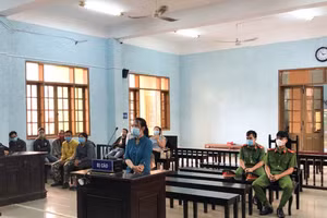 Toàn cảnh phiên toà xét xử. Ảnh: Công an Gia Lai.