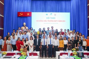 Các đại biểu tham gia Hội thảo " Hội đồng Hiệu trưởng đợt II - năm 2023".