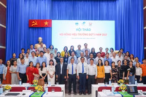 Các đại biểu tham gia Hội thảo " Hội đồng Hiệu trưởng đợt II - năm 2023".
