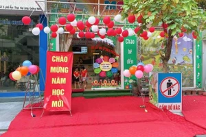 Cơ sở mầm non Monfit Kids - nơi phụ huynh tố cáo cô giáo bạo hành trẻ.