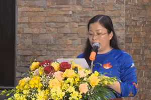  Ông Ngô Quốc Doanh, Phó TGĐ Công ty Hapulico phát biểu khai mạc.