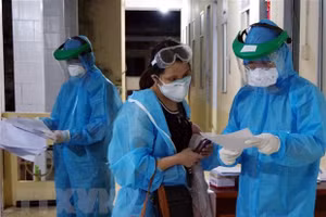 Các công dân Việt Nam từ Đài Loan (Trung Quốc) về nước đã hoàn thành thời gian cách ly tại Sóc Trăng. (Ảnh: Trung Hiếu/TTXVN).