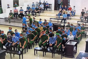 Quang cảnh phiên xét xử sáng 7/9. Ảnh: TPO