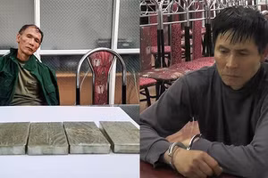 Nguyễn Trọng Hà (bên trái) và Đoàn Quang Dũng tại thời điểm bị bắt. Ảnh: Danviet