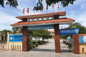 Trường Tiểu học số 2 Quảng Văn. Ảnh: Dantri