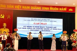 Cục Nhà giáo và Cán bộ quản lý giáo dục gửi lời tri ân nhân 15 năm thành lập 