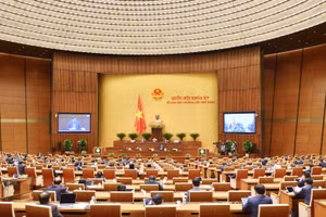 Kỳ họp bất thường lần thứ nhất, Quốc hội khóa XV. Ảnh: Quochoi.vn