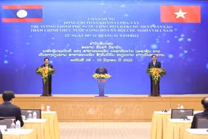 Thủ tướng Việt Nam và Thủ tướng Lào đồng chủ trì Lễ phát động Năm Đoàn kết Hữu nghị Việt Nam-Lào, Lào-Việt Nam 2022