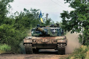 Xe tăng Leopard của Ukraine.