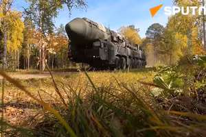 Lực lượng tên lửa chiến lược Nga diễn tập.