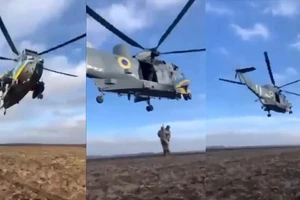 Trực thăng Sea King bắt đầu tham chiến Ukraine