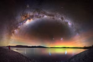 Dải Ngân hà lung linh qua ảnh.