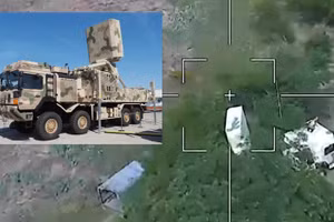 Hệ thống IRIS-T bị phá hủy. 