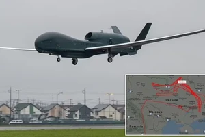 Global Hawk hoạt động tại Biển Đen.