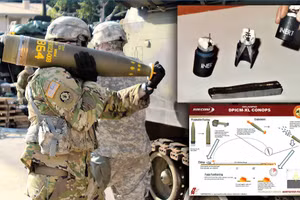 Số lượng lớn đạn chùm đã được Mỹ chuyển cho Ukraine. 