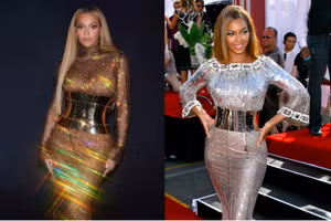 Chiếc váy lấp lánh của Beyoncé tại Oscar gây sốt 