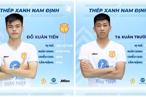 Loạt cầu thủ trẻ Nam Định được gọi lên đội một là ai?