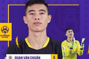 Quan Văn Chuẩn được AFC vinh danh.