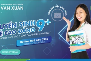 Những ngành học "hot" thu hút sự quan tâm của học sinh trong chương trình 9+5 đều có tại Trường Cao đẳng Vạn Xuân