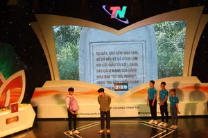 Cuộc thi "Dân ta phải biết sử ta" do Sở GD&ĐT phối hợp với Đài Phát thanh & Truyền hình Thái Nguyên tổ chức