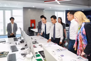 Một không gian đổi mới sáng tạo kết nối các trường đại học và doanh nghiệp.