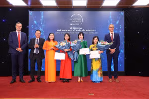 Ba nhà khoa học nữ xuất sắc năm 2023 được L'Oréal - UNESCO vinh danh. Ảnh: BTC.