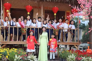 Trường Tiểu học Nguyễn An Ninh, Đồng Nai, tổ chức lễ hội mùa Xuân.