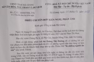 Văn bản của Sở VHTT&DL Hà Giang