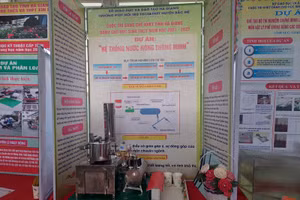 Dự án “Hệ thống nước nóng thông minh” của học sinh Trường PTDT nội trú - THCS và THPT huyện Bắc Mê