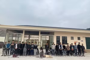 Nhóm thanh niên ném đá khiến một người tử vong. Ảnh: Công an tỉnh Phú Thọ