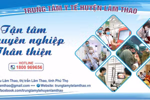 Trung tâm Y tế huyện Lâm Thao luôn hướng tới sự hài lòng của người bệnh.