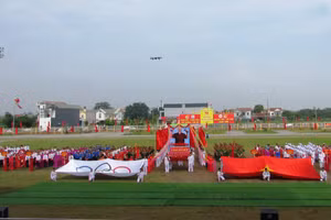 Hơn 1.000 VĐV tham dự Đại hội Thể dục thể thao huyện Sông Lô lần thứ IV