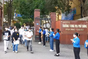 Trường THPT Phong Châu là một trong các chủ đầu tư có dự án bị điểm tên.