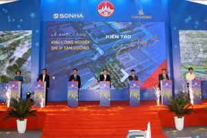 Khu công nghiệp SHI IP Tam Dương do Tập đoàn Sơn Hà làm chủ đầu tư chính thức được khởi công