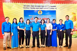 Các đại biểu tại Lễ phát động cuộc thi “Thầy cô trong mắt em” năm 2024.