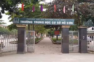 Cán bộ, giáo viên Trường THCS Hồ Sơn và Minh Quang huyện Tam Đảo chưa được nhận lương tháng 11 và 12