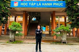 Em Trần Dương Chính học sinh Trường THPT chuyên Hùng Vương, Phú Thọ.