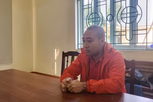 Đỗ Việt Đức bị tạm giữ hình sự. Ảnh: Công an TP Việt Trì