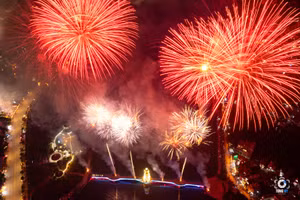 Phú Thọ rực rỡ pháo hoa chào mừng Lễ hội Đền Hùng