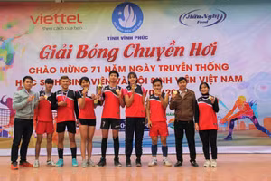 Trường Cao đẳng Nghề Vĩnh Phúc giành chức vô địch giải đấu.