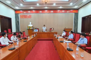 Ông Nguyễn Khắc Hiếu, Bí thư Huyện ủy Yên Lạc giải đáp những băn khoăn, vướng mắc về dự án Cụm công nghiệp làng nghề Minh Phương