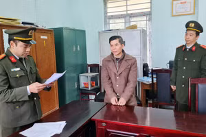 Hoàng Văn Trực bị khởi tố, bắt tạm giam. Ảnh: Công an tỉnh Hà Giang