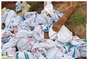 Số vật liệu nổ được thu gom, bàn giao