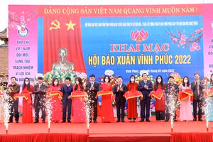 Hội Báo Xuân Vĩnh Phúc 2022 diễn ra từ 9-16/2.