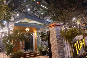 Quán cafe nơi bị cáo Hà Văn Thành bị bắt. Ảnh: fb Nắng coffee