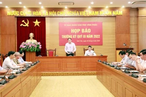 Quang cảnh buổi họp báo